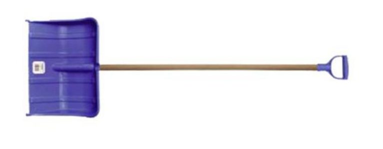 Odhrňovač snehu ALPIN 2A (PRADED) modrý 490x360 lišta Al